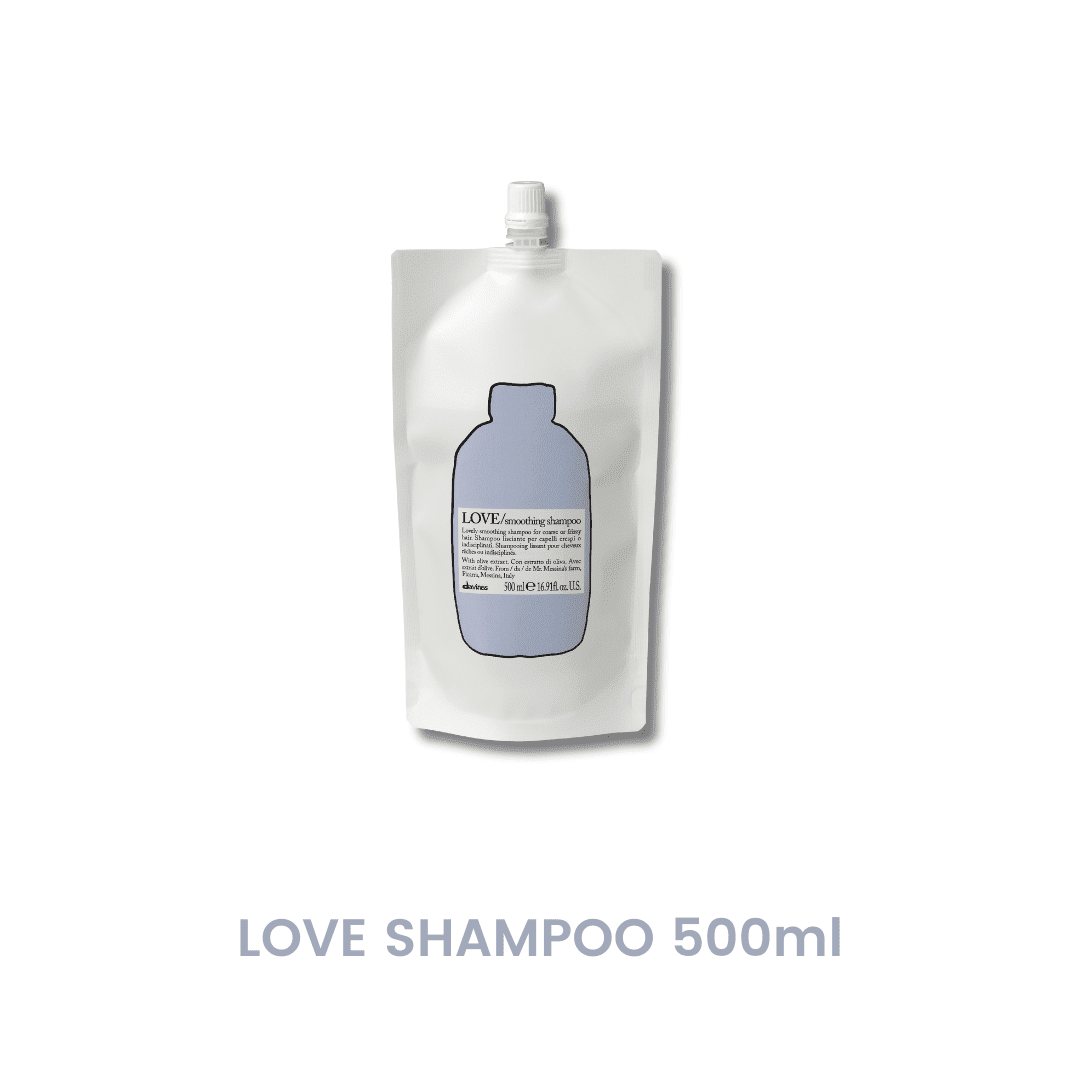Davines LOVE Shampoo: Lovely Smoothing Shampoo for Coarse or Frizzy Hair